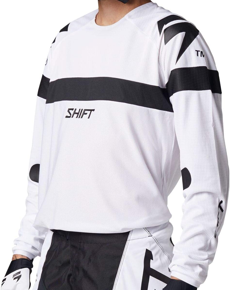 SHIFT 2021 White Label Jersey - Void (Medium) (White/Black) : Automotive