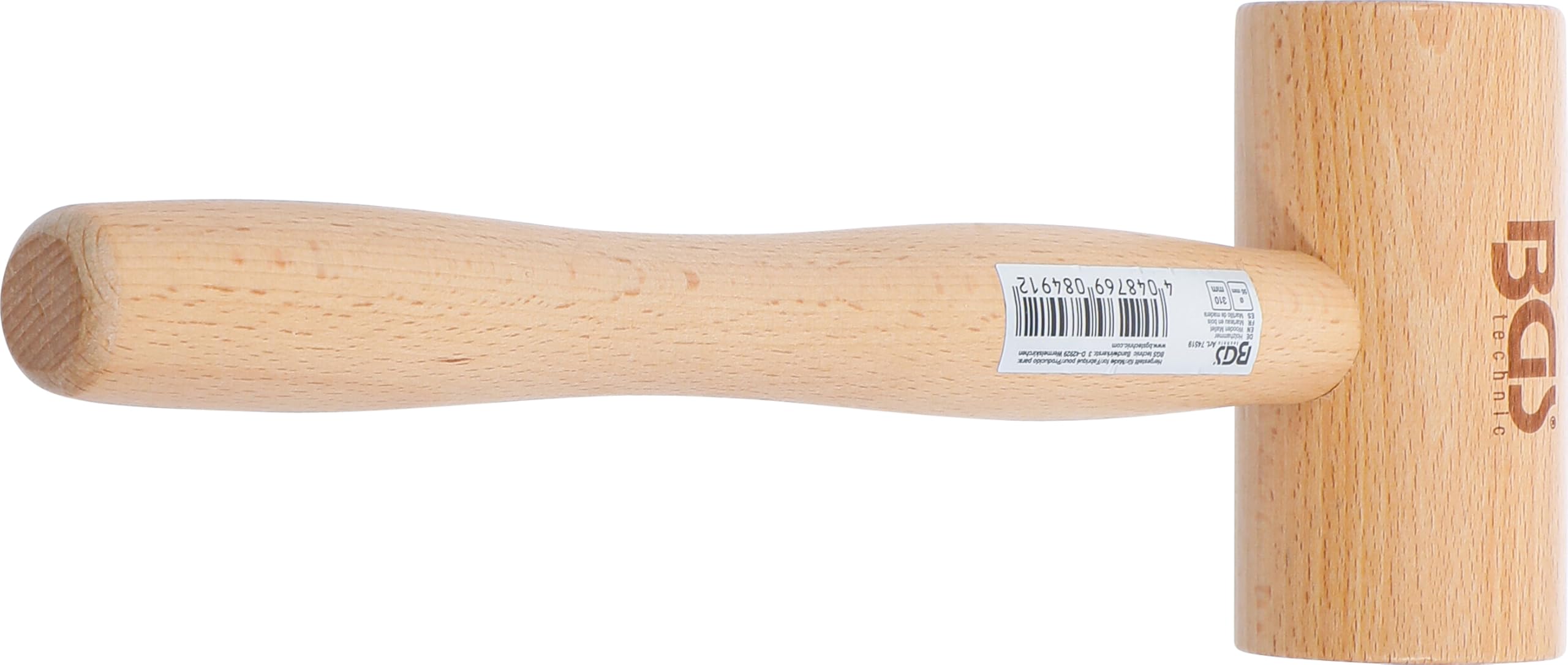 BGS 74519 | Martillo de madera | Ø 55 mm | 180 g