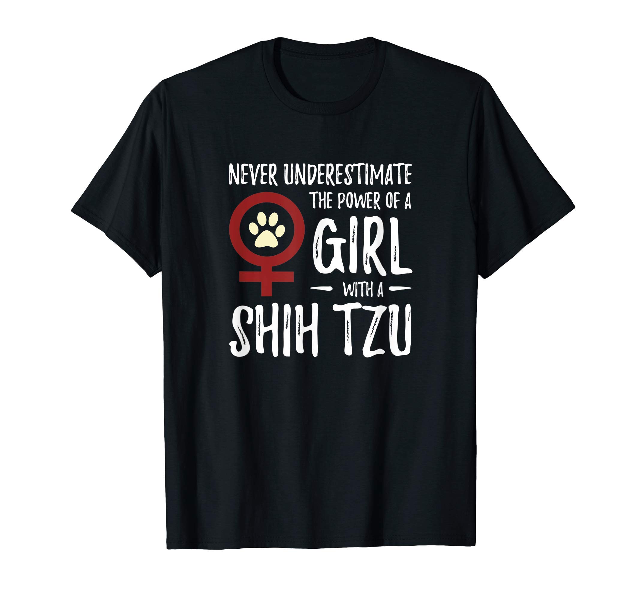 Power of Girl Bulldog Feminist Dog Mom Gift T-Shirt