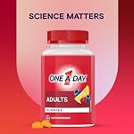One A Day Multivitamin Gummies for Adults - Daily Gummy For Men And Women With Vitamins A, B6, B12, C, D, E, Biotin And Zinc, Supports Immunity And Bone Health, Hair And Nails, 130 Gummies