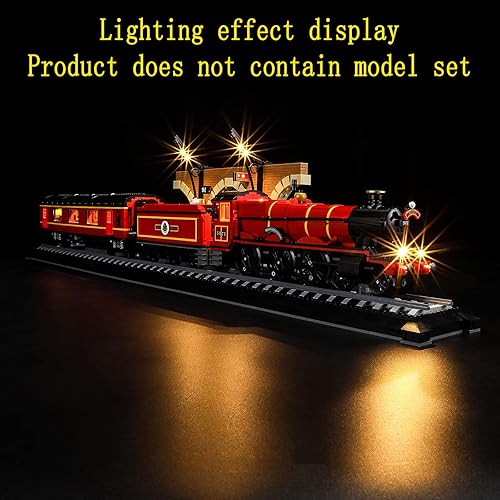 Miniatura 4 de Kit de luces LED compatible con Lego Hogwarts Express Collector's Edition - Juego de iluminación para modelo de construcción 76405 (juego de modelos