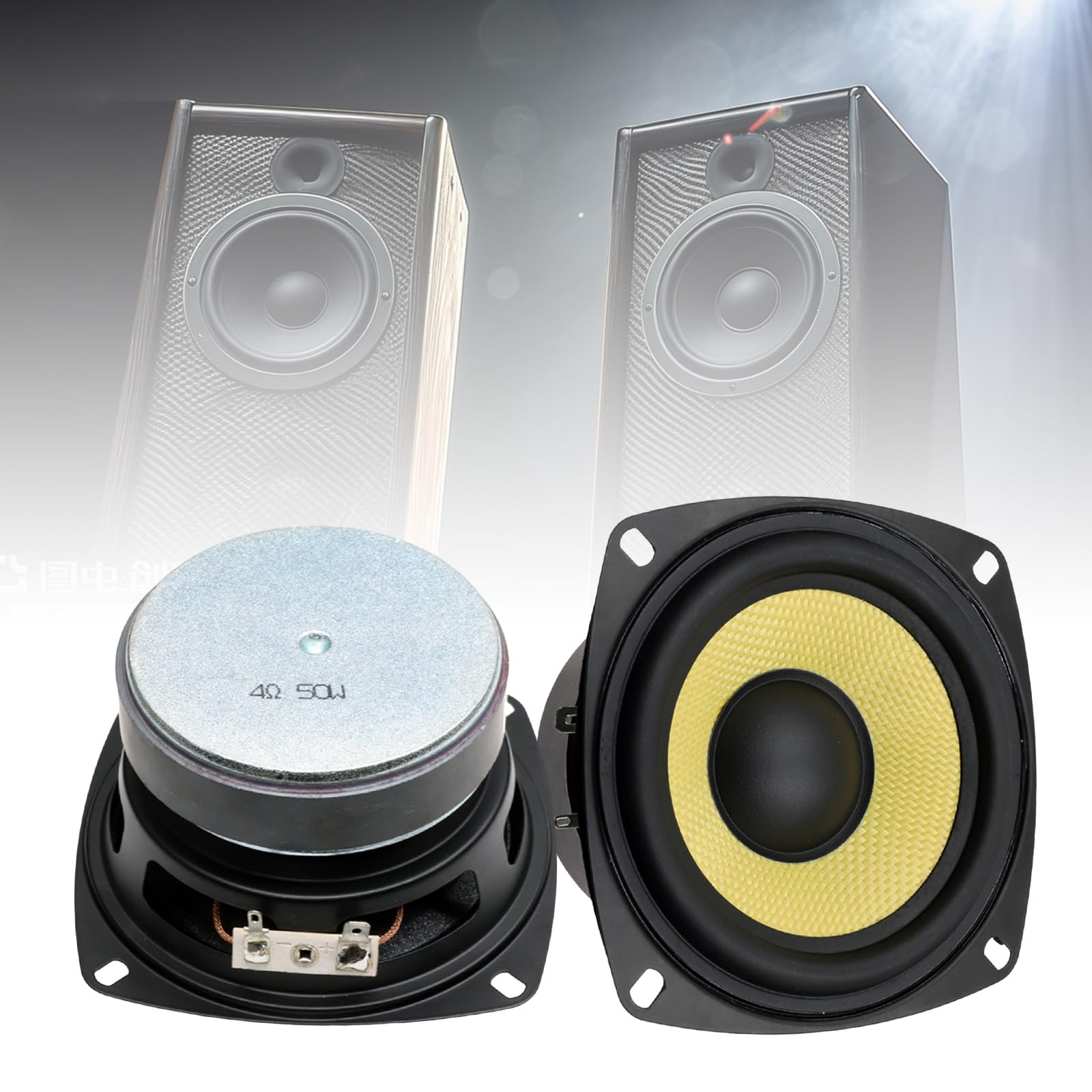 gw特価 ガレージメーカーブックシェルフ型A4サイズ Amazon.co.jp: 40W 低音スピーカーユニット ブックシェルフシステム用