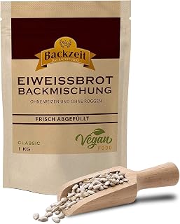 Brothers Eiweißbrot Backmischung Classic, 2,5 kg ergibt 4,5 kg Teig, ohne Weizenmehl, Roggenmehl, in Deutschland hergestelltes Diabetikerbrot, 90 % weniger Kohlenhydraten als Brot