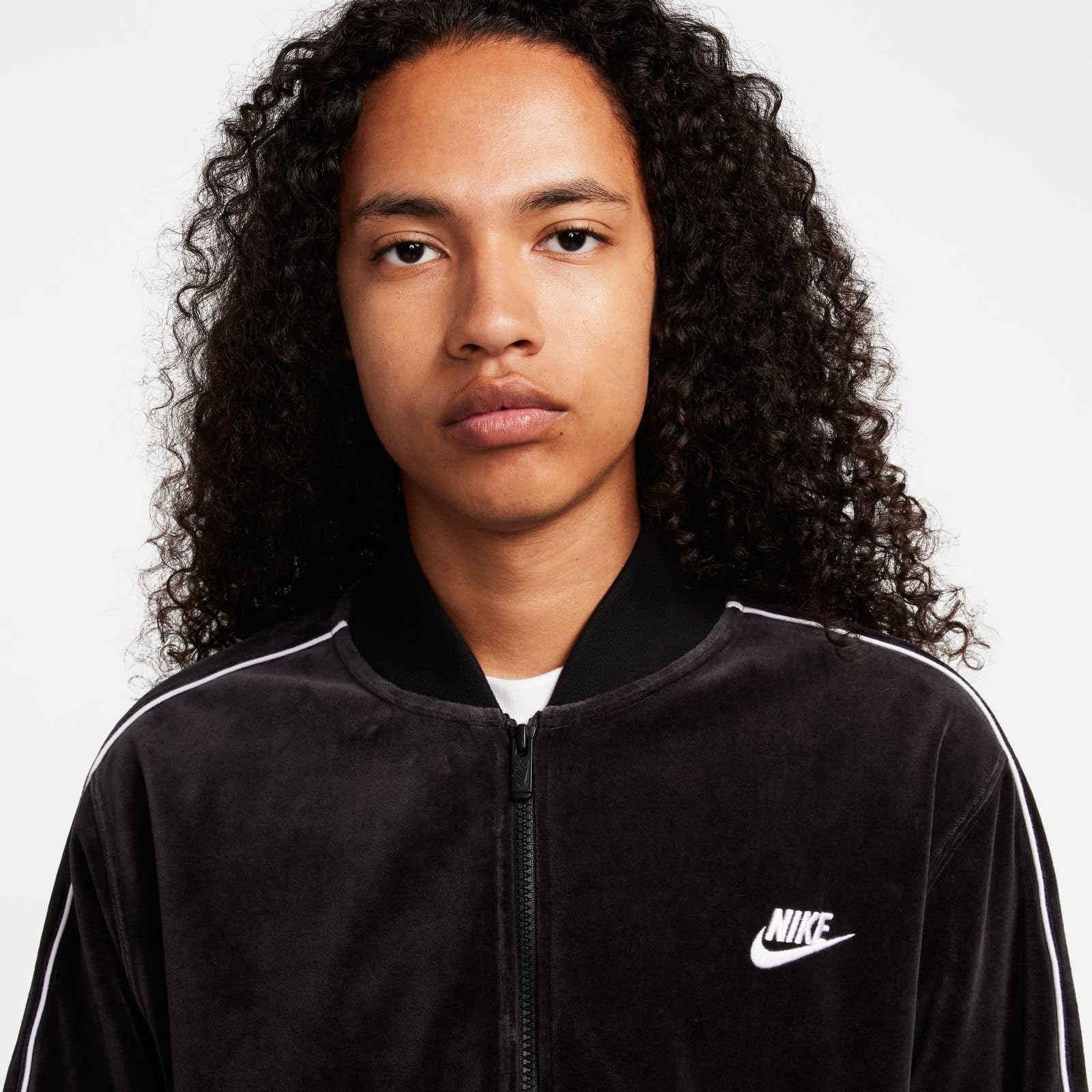 NIKE Kurtka Mężczyźni Nike Sportswear Club Jacke Aus Velours Für Herren