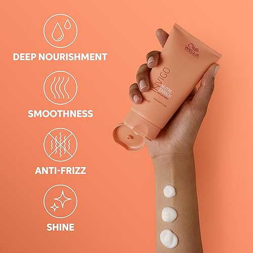 Miniatura 7 de Wella Professionals Invigo Nutri-Enrich Crema de control del encrespamiento con bayas de Goji | Para cabello seco o estresado | Crema para peinar