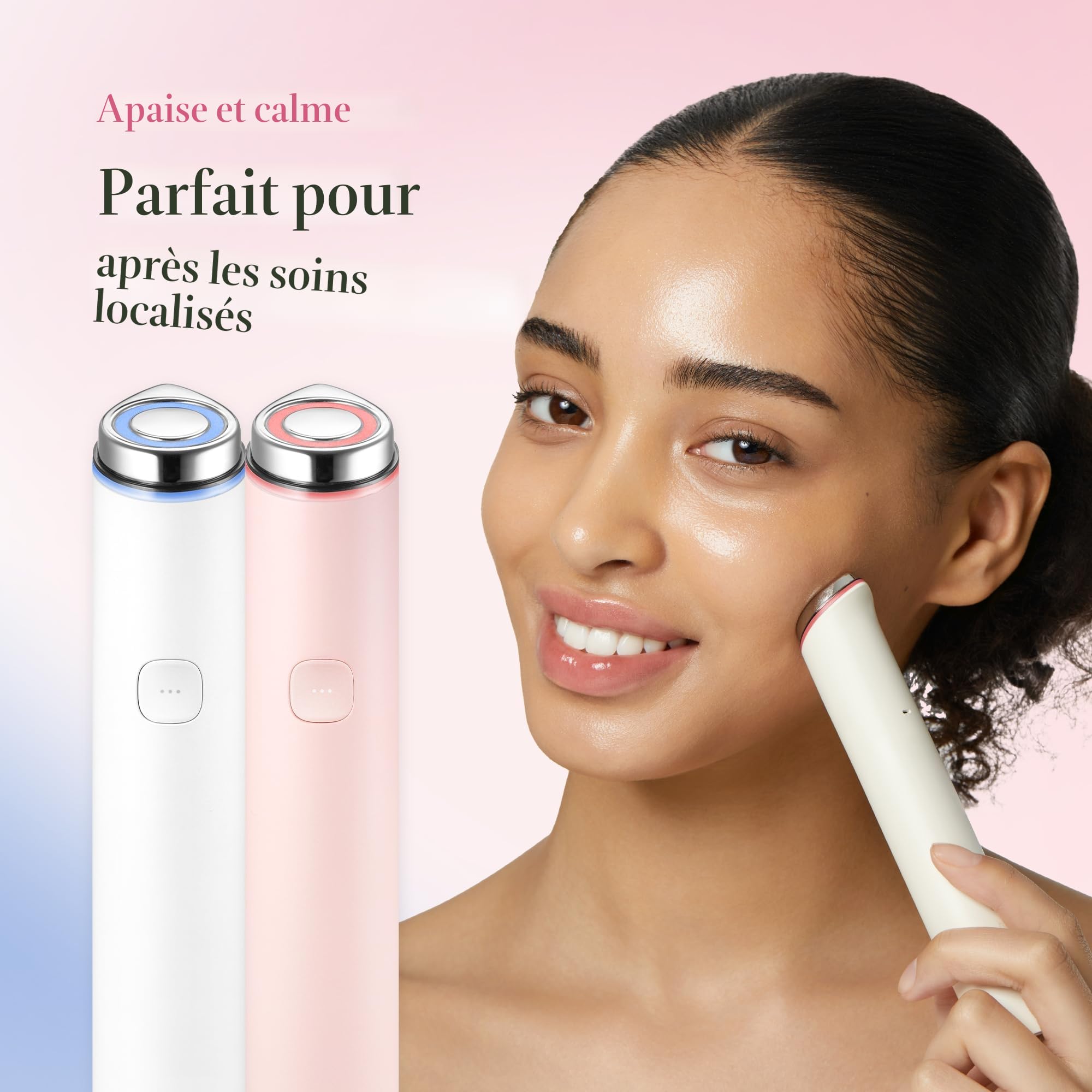 medicube Booster Pro Mini White | Outil de soin du visage à la maison - Booster Glow pour peaux vitrées, stimuler l'absorption des soins de la peau, soins de la peau coréens