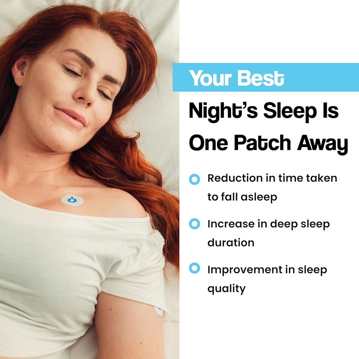 Natural Melatonin-Free Herbal Sleep Patches for Adults - No Added Hormones - 8-Hour Time-Release Formula - Ashwagandha, Magnesium, Passionflower, Valerian Root, Lemon Balm & Chamomile - Image 4