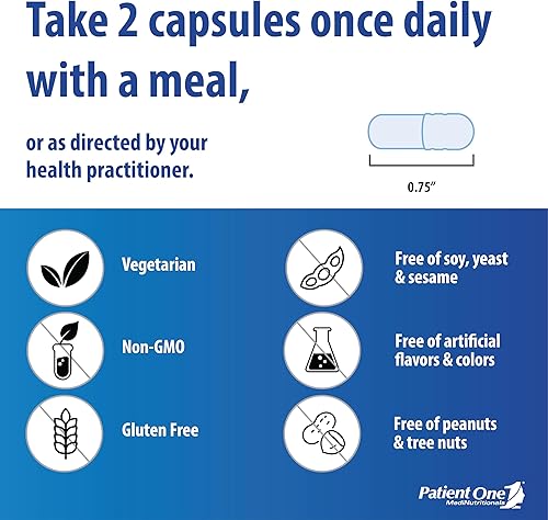Miniatura 2 de Patient One Mantenimiento de la flora | Suplemento probiótico para ayudar a la flora intestinal equilibrada* | 25 mil millones de UFC, 10 cepas