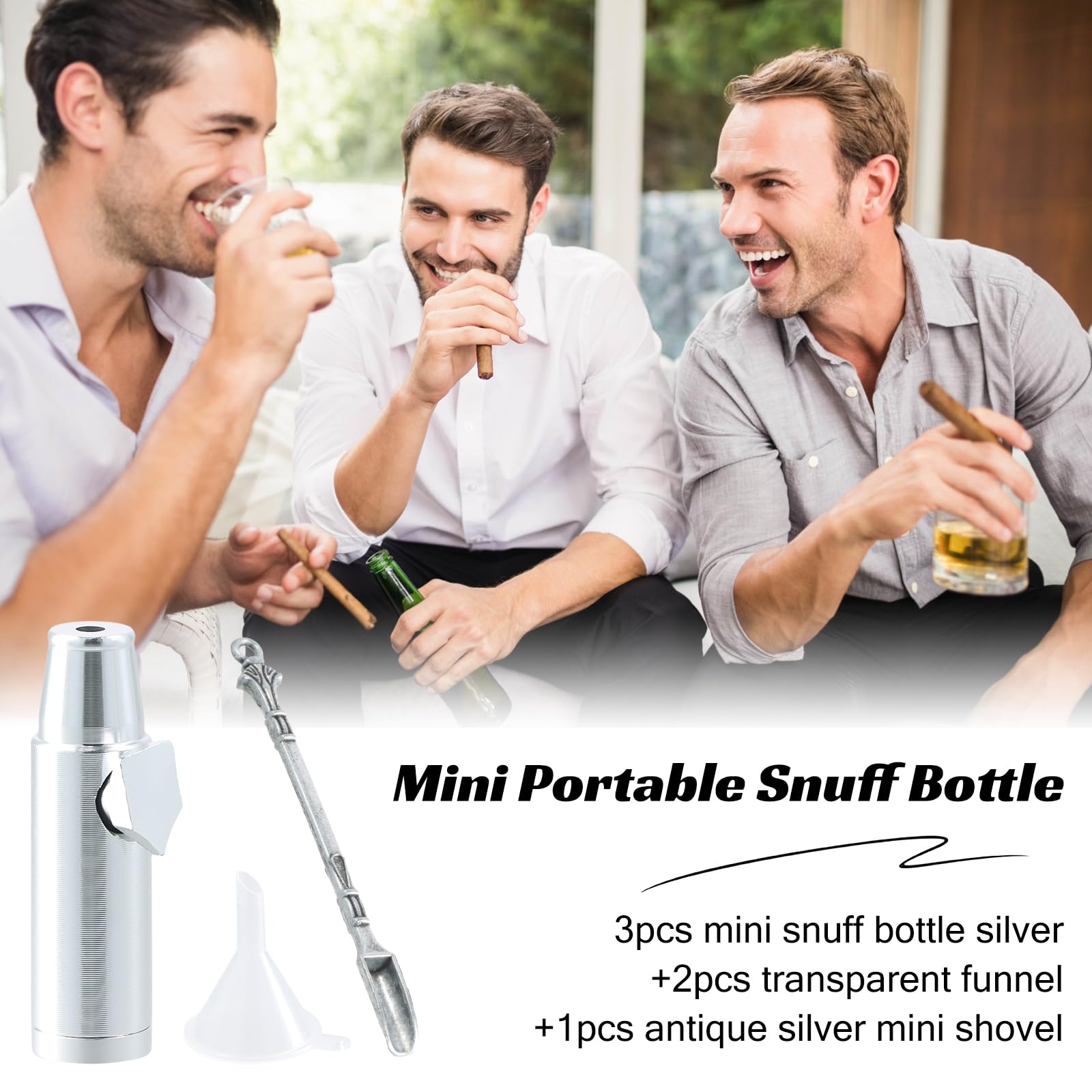 EKNA Doseerder poeder - Snuff Bullet - snuiftabak Katapult - Snuff Tube - verschillende varianten - Snus Tabak doos (V2 - goud