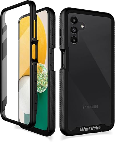 wahhle Funda para Samsung Galaxy A13 5G protector de pantalla integrado cuerpo completo a prueba de golpes ajuste delgado funda protectora para