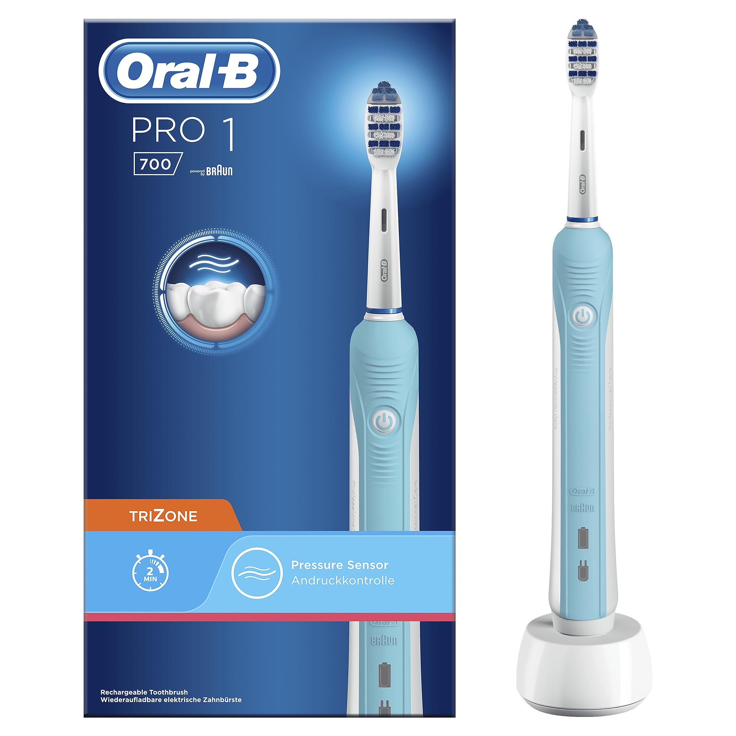 Oral B elec Trizone 700 Brosse à Dents Electrique Rechargeable