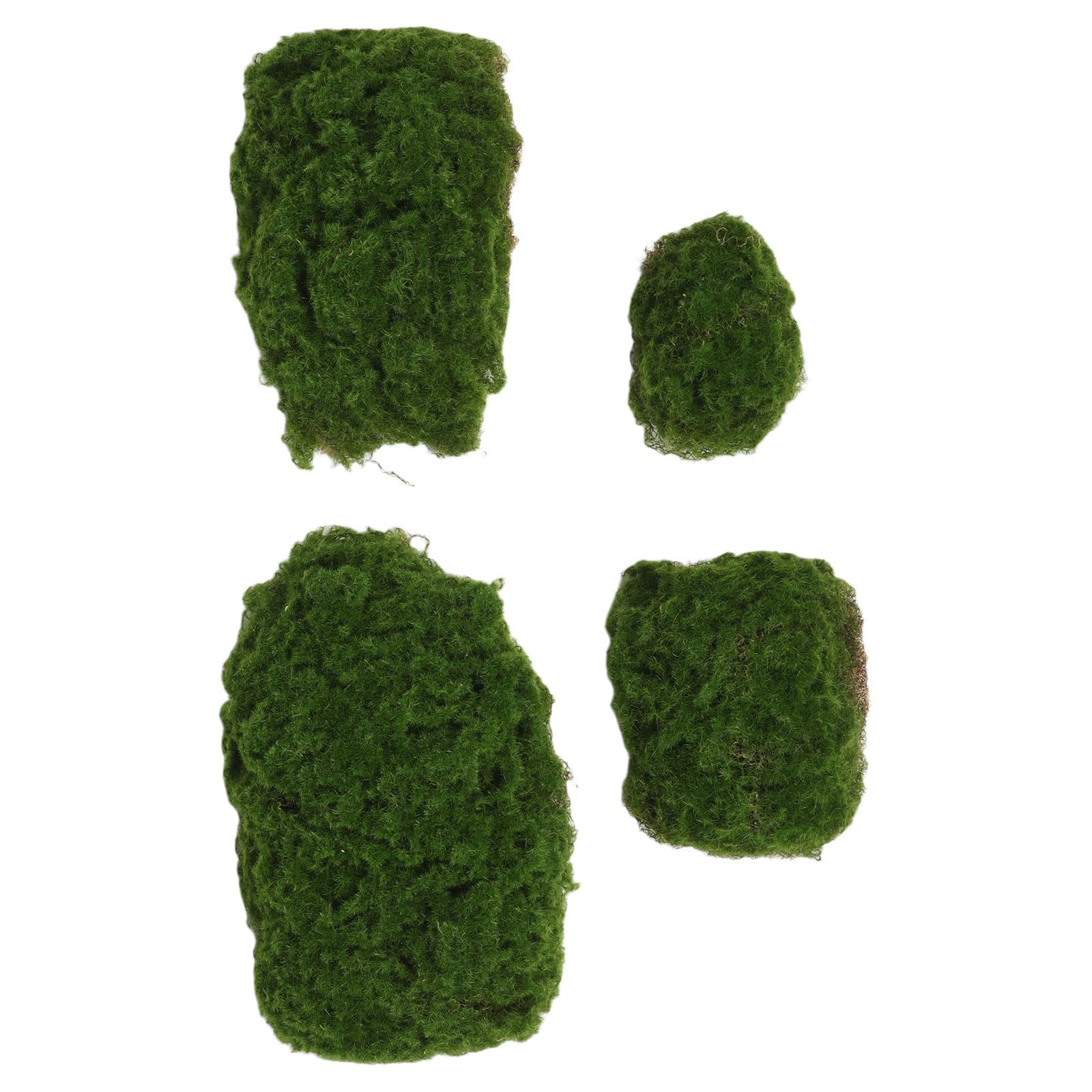 Musgo artificial en piedras decorativas de jardín interior y comedor con instalación fácil