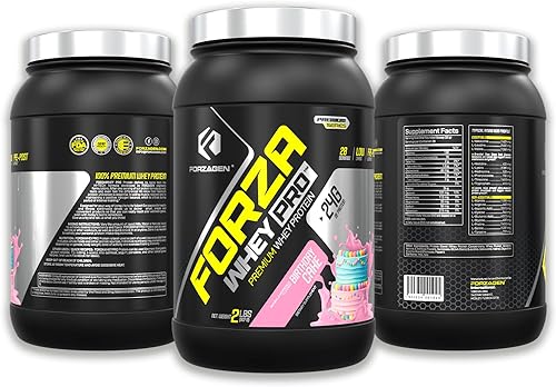 Miniatura 2 de Forzagen Proteína de suero en polvo  Batidos de proteína con 0.88oz de proteína baja en carbohidratos, sin azúcar añadido, mejor sabor de proteína