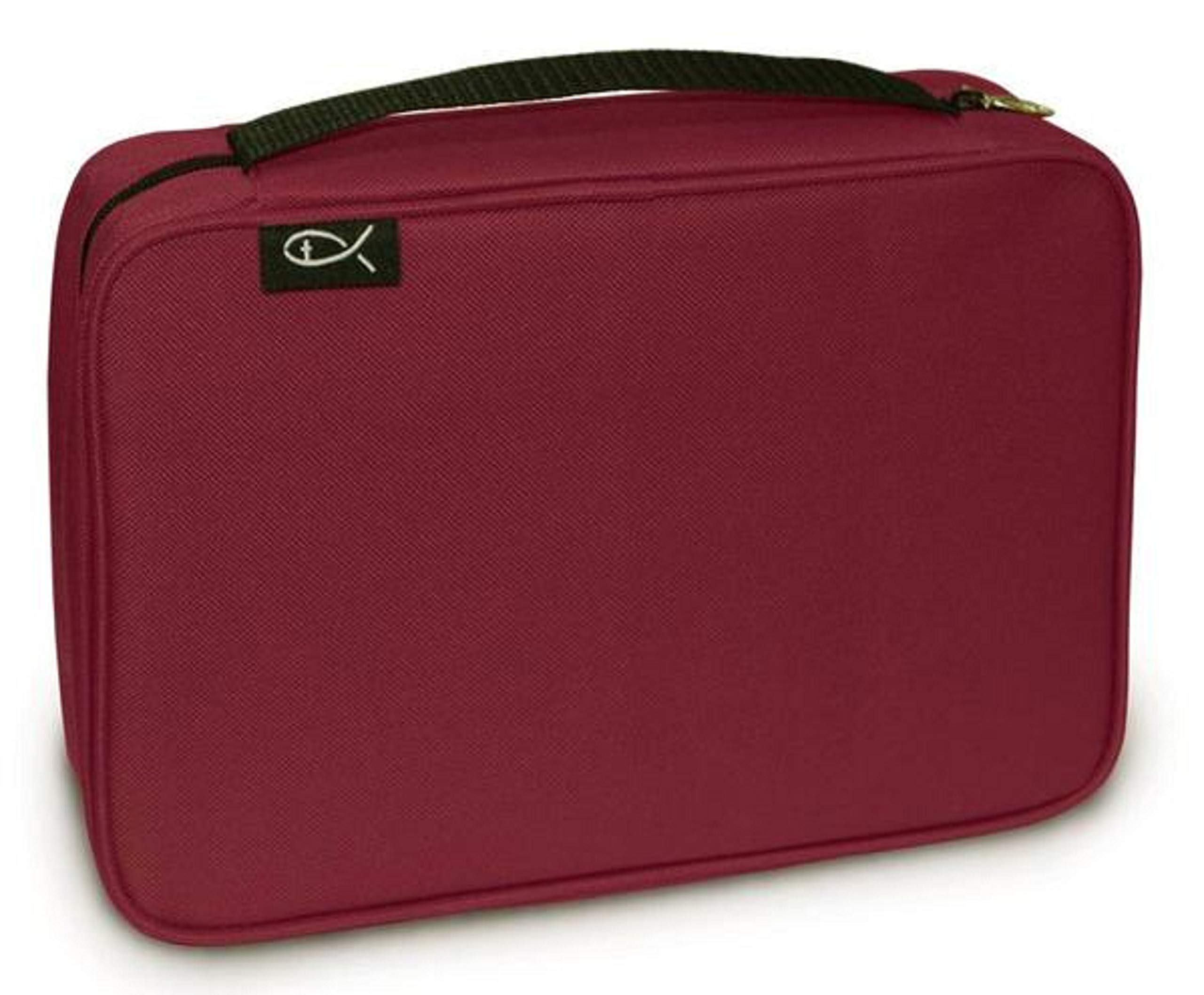 Divinity Boutique Okładka Biblii Basic Burgund - duża (21427), pasuje do Biblii do 17,5 x 24,8 x 5,7 cm, czerwona