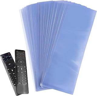 Remote Control Cover 3x10 Inches 100pcs Remote Shrink Wrap Bags Protector