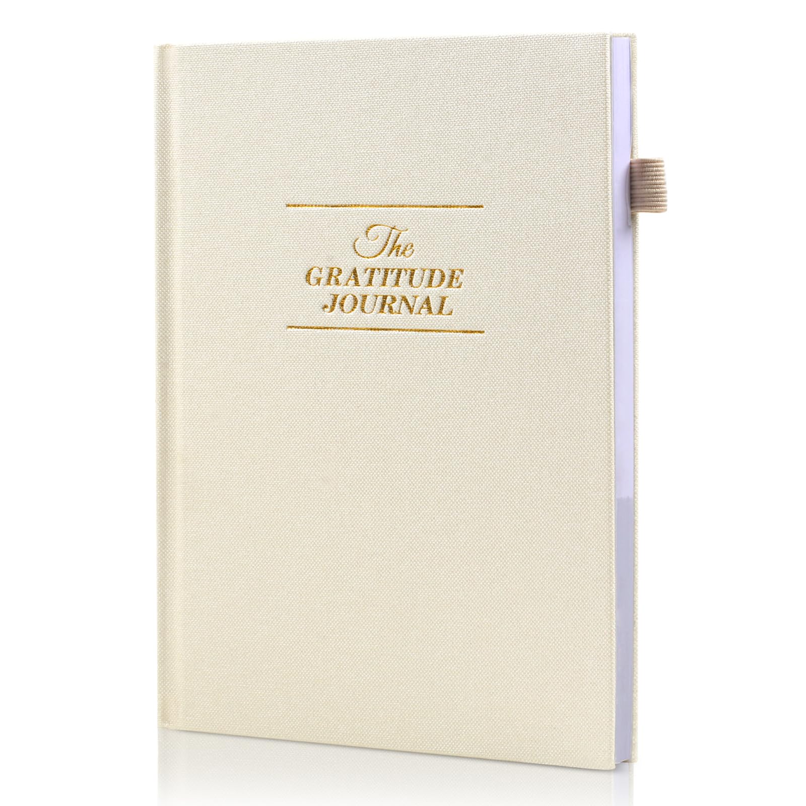 Utron Gratitude Journal, 5.5"x8.2" Journal with Prompts, Affirmation Journal with Pencil Socket, Undated Daily Gratitude Journal, Personal Organizers