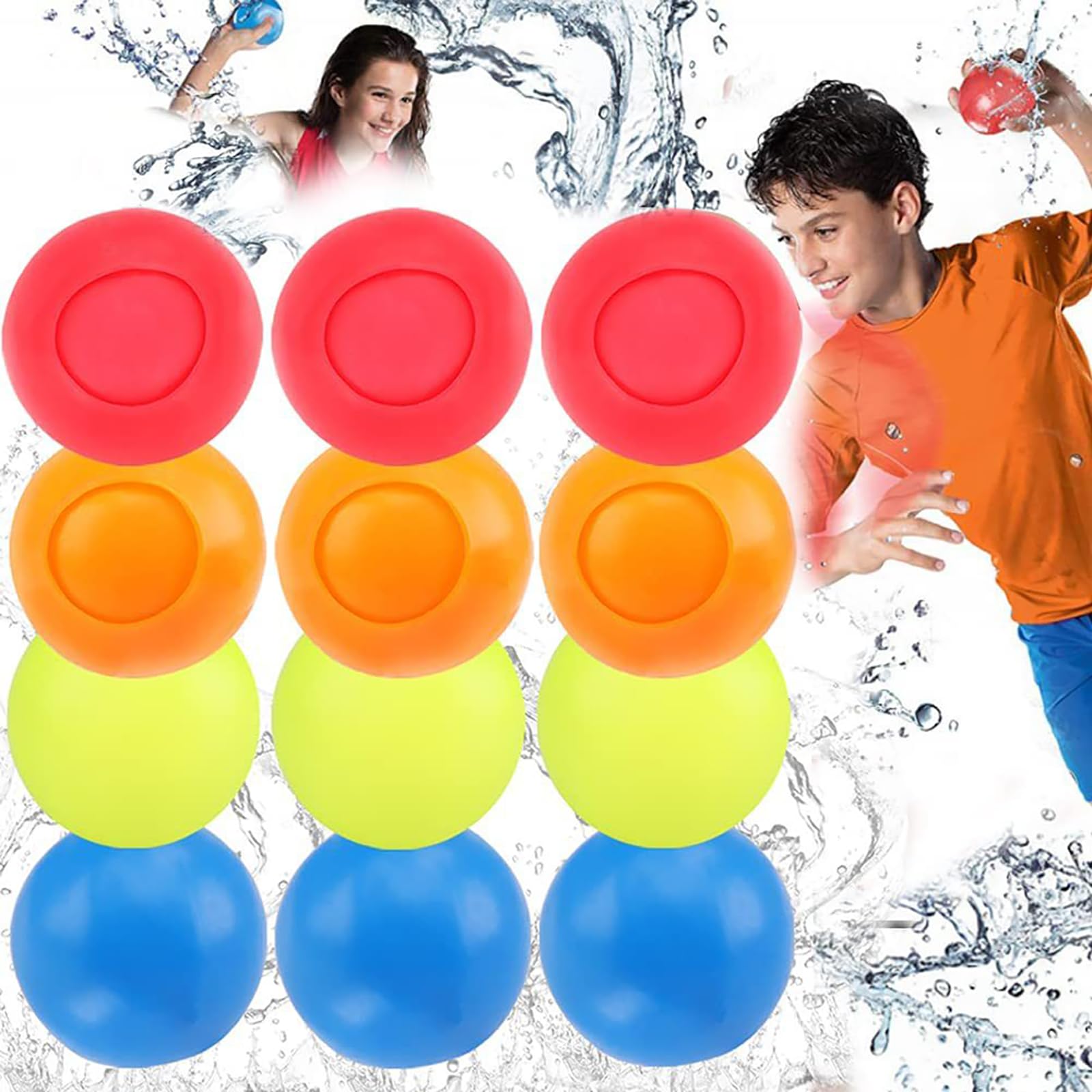 Globos De Agua Reutilizables Con Autosellado – Bombas De Agua De Silicona Para Verano, Ideales Para Piscina, Playa O Jardín, Seguros Y Ecológicos