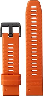 Garmin QuickFit 22 Watch Band - Ember Orange Silicone