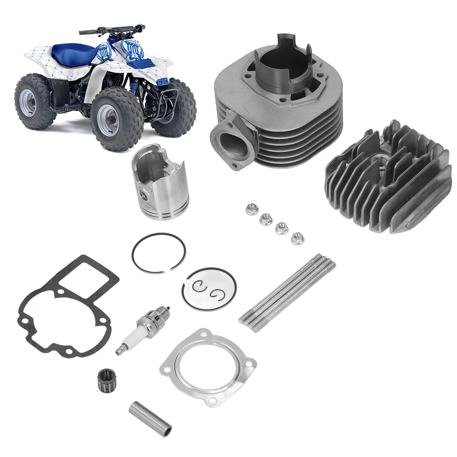Kit estremità Superiore Anello Guarnizione Testa Pistone Cilindro 50 Mm 11210 Kit 40 Fasce Elastiche del Cilindro
