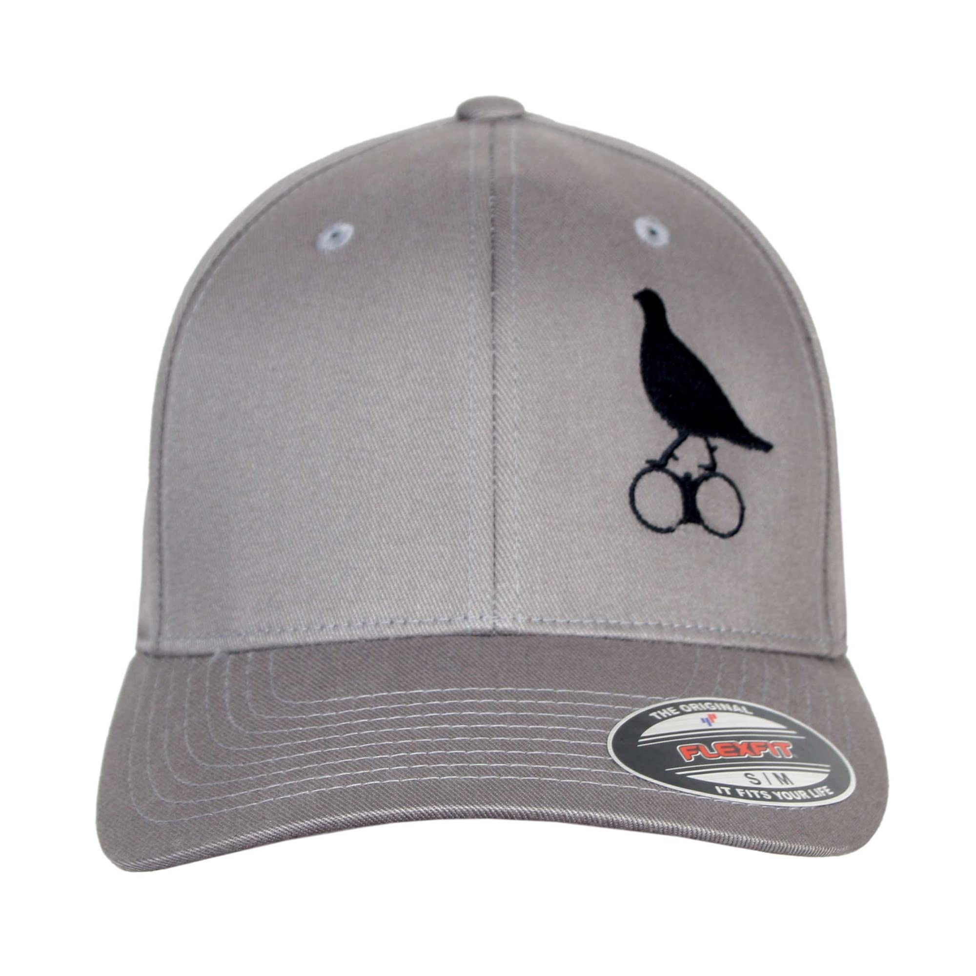 Gun & Partridge Trendy Flexfit Caps, Athletic Baseball Fitted, Stretchable Stylish Cap for Sport & Outdoor - Grey (Free Size)