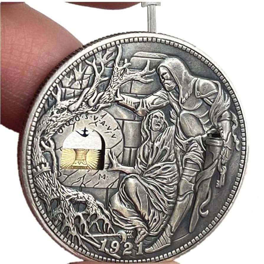 コレクション用 銅製メダル 幸運 装飾アイテム 機関 聖杯 コレクション用 銅製メダル 幸運コイン 装飾アイテム 機関 聖杯