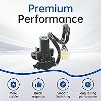 Vista 5 de WFLNHB Llave de bloqueo de encendido para Kawasaki EX250J 2008 250R EX250J SE 2012 EX300A SE 2014