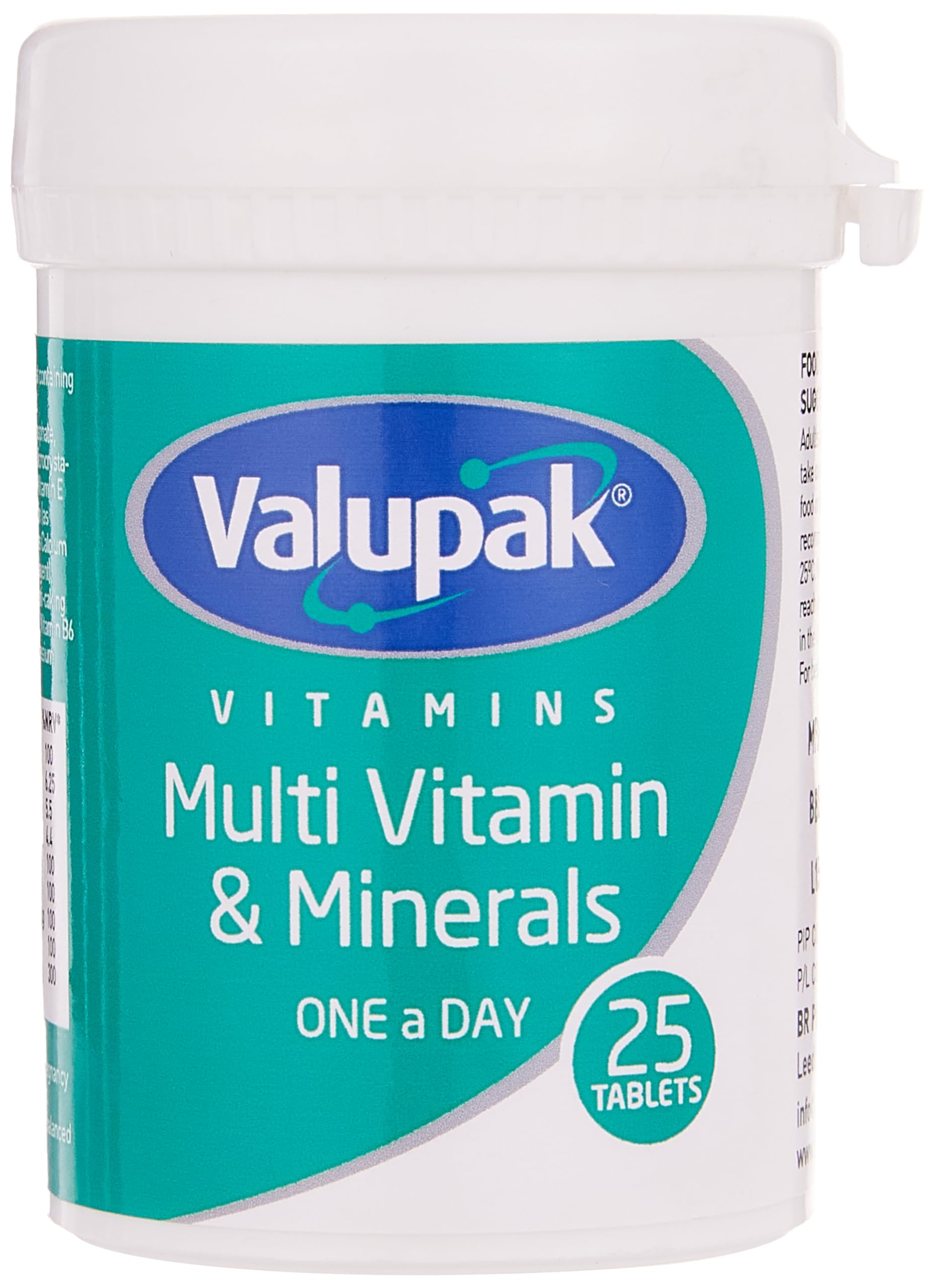 Valupak Multi Vitamin And Minerals - 25 Tablets