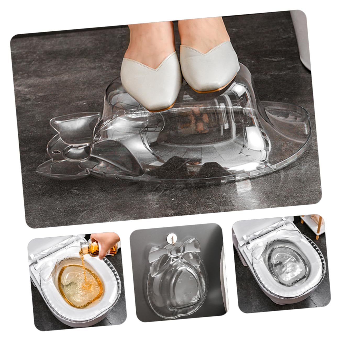 FOMIYES Sitz Bath Seat for Pregnant Women Postpartum Care Relief for Episiotomy Plastic Easy Storage