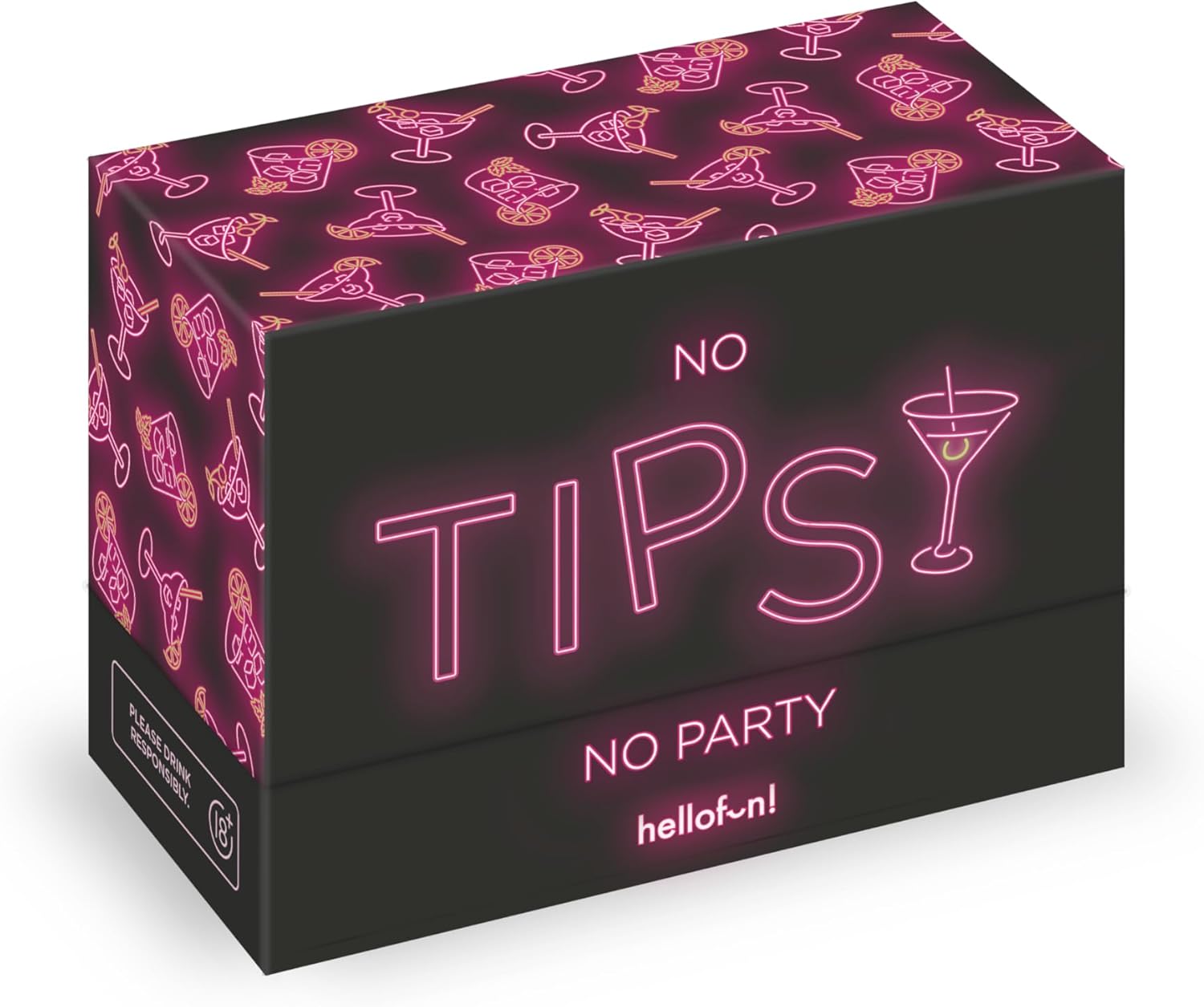 Hellofun! No T*PSY, No Party – Hilarious Adult Party Game with Questions & Dares – Party Game for Pregames, Game Nights & Parties – Ages 21+