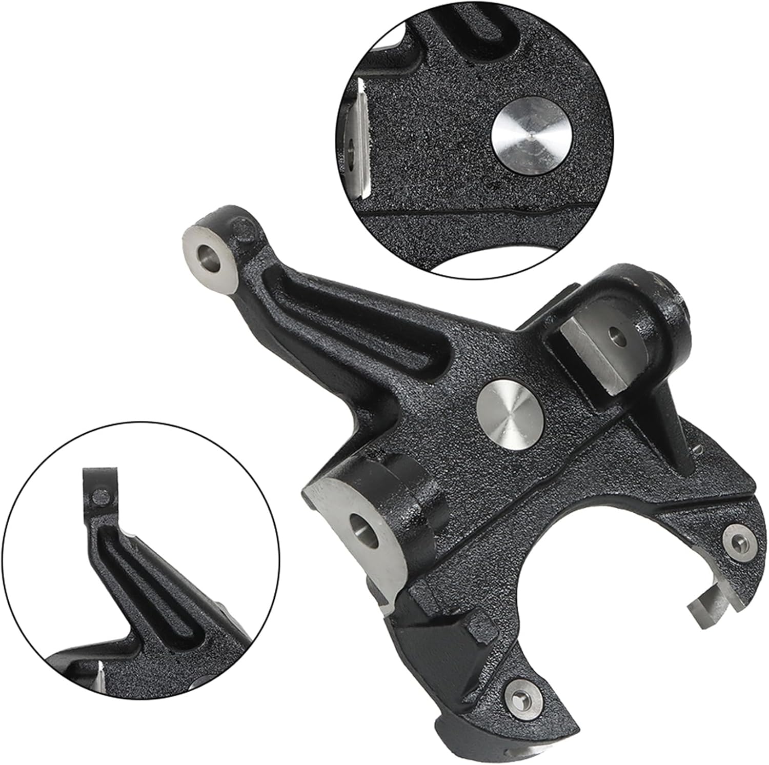 2.5 Inch Front Drop Spindle Drop Kit with 1.25 Inch Rotor Replacement for Chevy C10 2wd 1973-1987