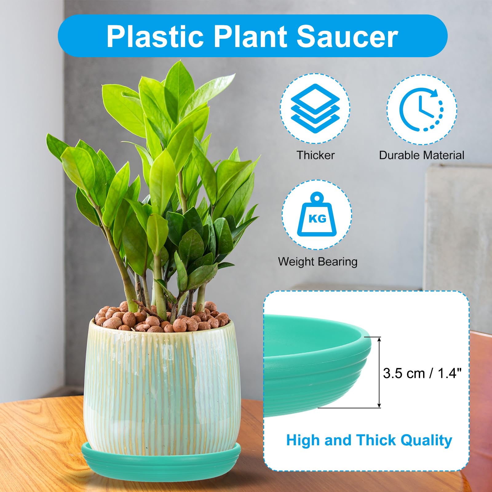 PATIKIL Plant Saucer Tray - Image 3