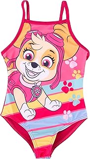Bañador infantil de la Patrulla Canina para niña, color rosa