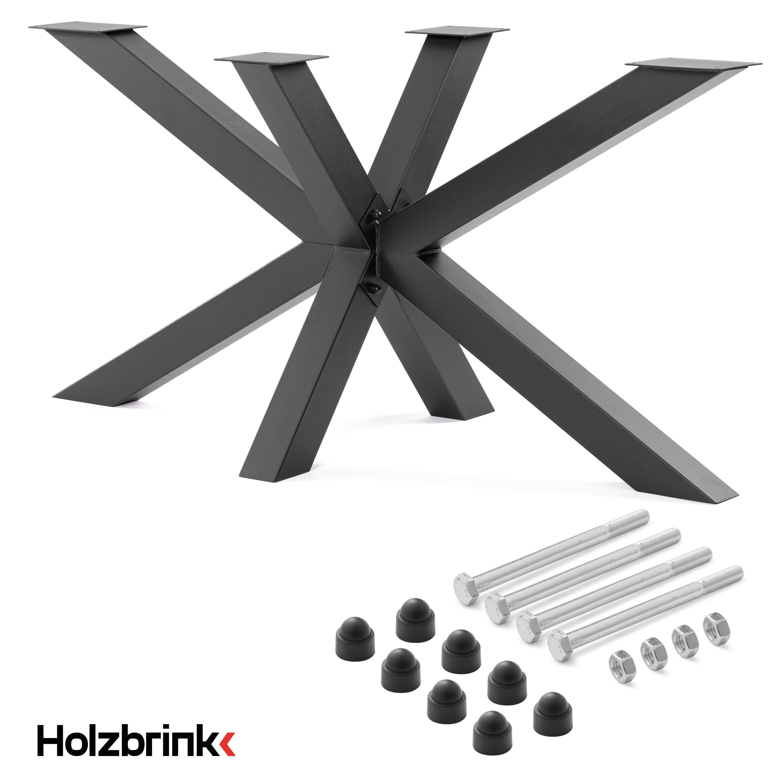 Gamba Tavolo Trapezoidale Bianca - 60/80x72cm, Per Tavoli, Panche E Scrivanie, Verniciata A Polvere