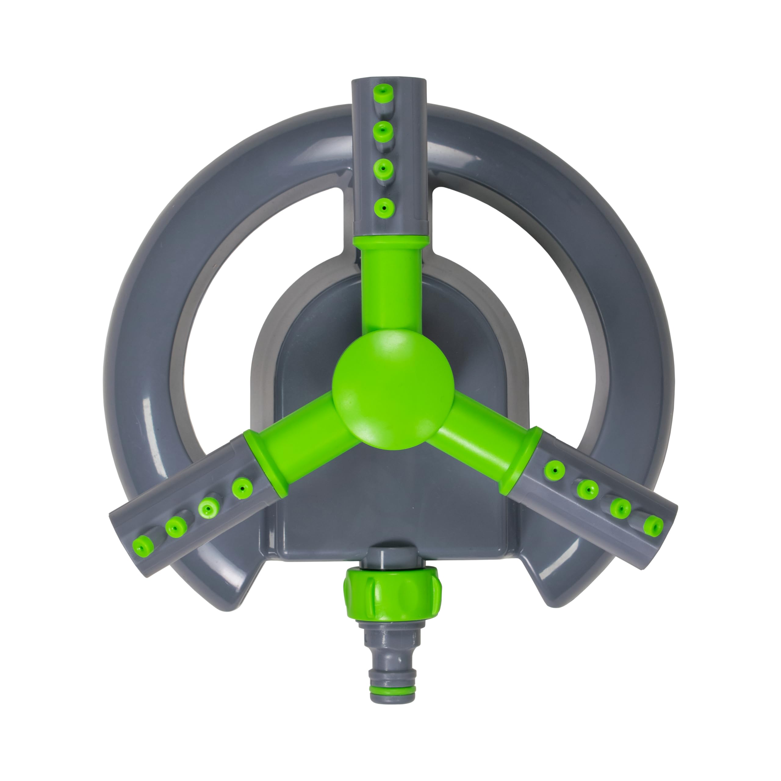 3-Arm Adjustable Rotating Lawn Sprinkler Green Grey - designed to cater to your lawn's specific watering needs.