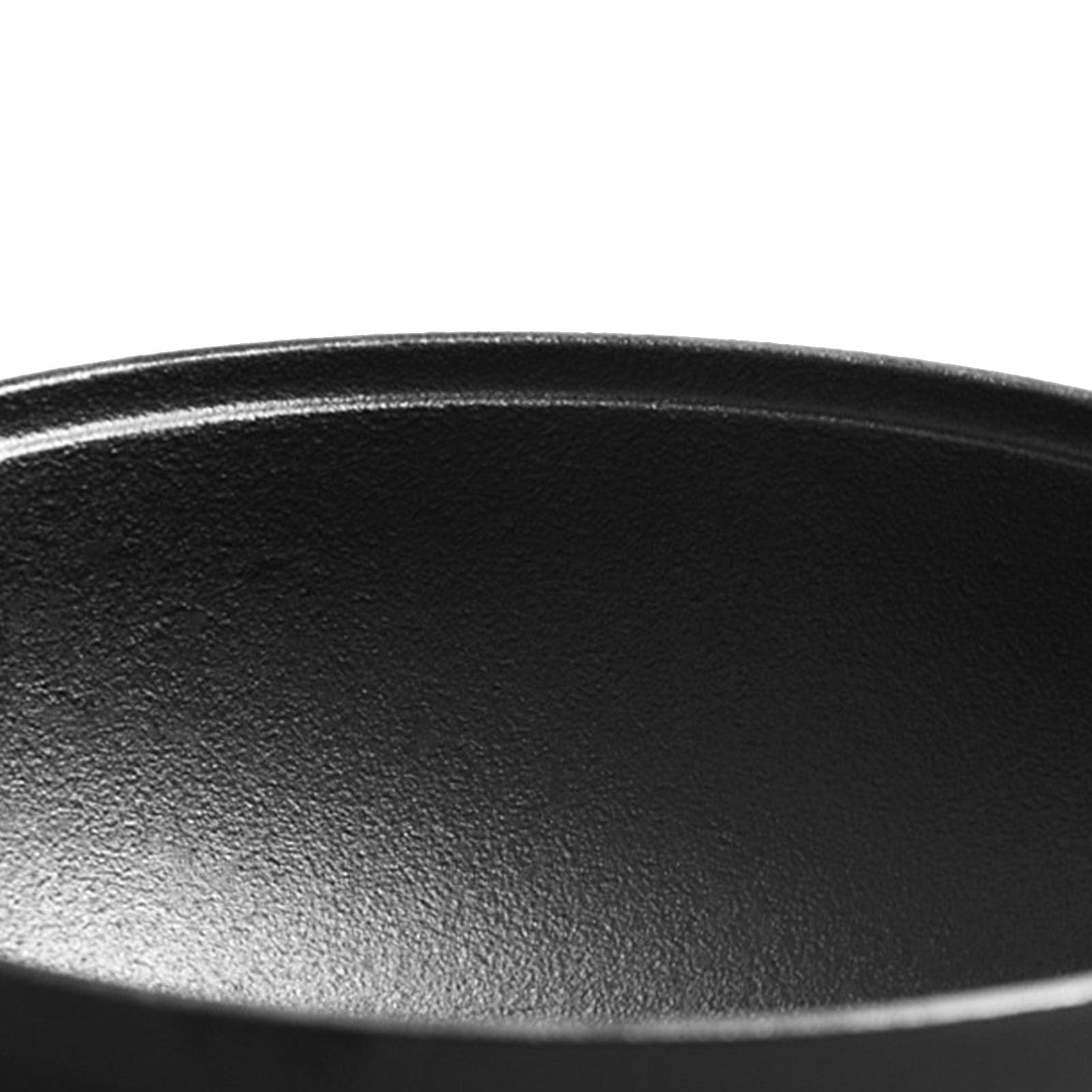 Socobeta Żeliwna Patelnia Wok z powłoką zapobiegającą Przywieraniu, do Płyt Indukcyjnych z Drewnianymi Uchwytami Pokrywy, Wykonana z Czystego żelaza, 11,8 X 11,8 X 3,7 Cala (30 cm /, cala)