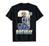 Captain America 3rd Birthday Graphic T-Shirt T-Shirt
