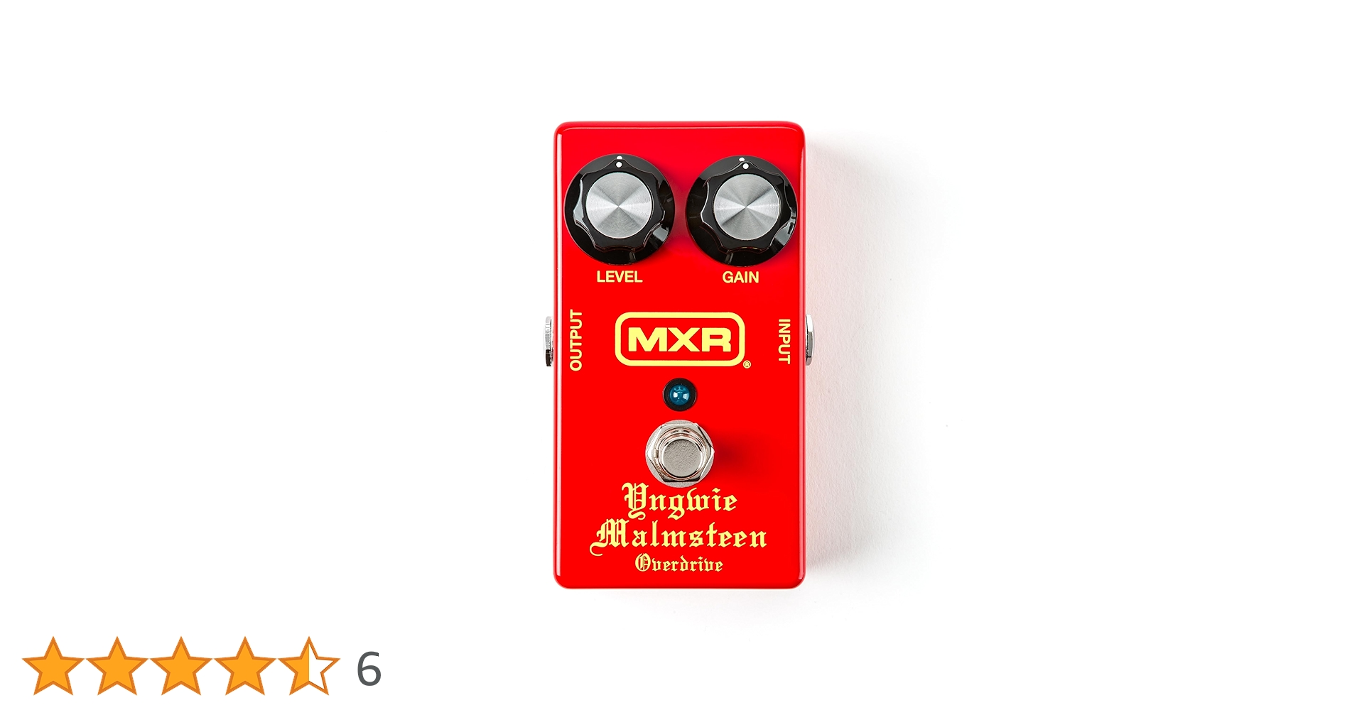 MXR Yngwie Malmsteen イングヴェイ 赤 MXR Yngwie Malmsteen Overdrive Effects Pedal | Music & Arts
