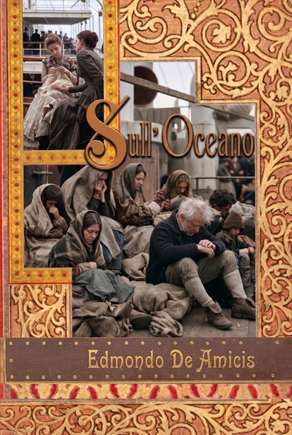 SULL’OCEANO (Edizione annotata e illustrata): Il romanzo dell’emigrazione italiana nell’Ottocento: viaggio, denuncia sociale e reportage storico