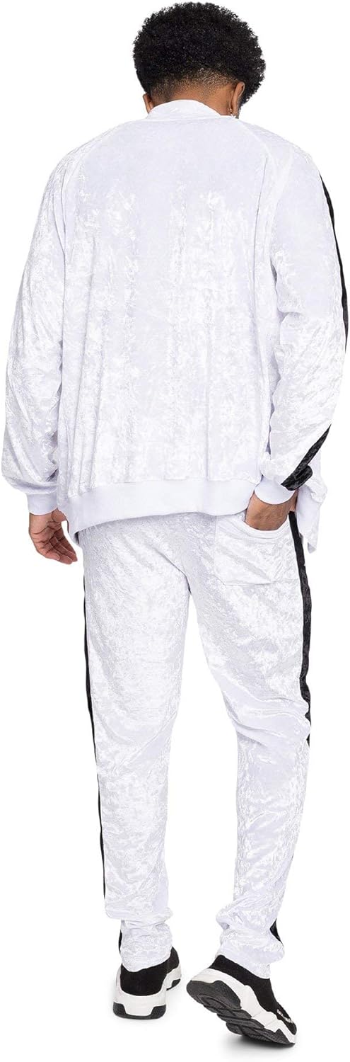 G-Style USA Men's Zipper Jacket Drawtsring Waistband Sweatpants Tracksuit Set at  Men’s Clothing store