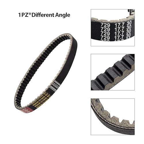 Miniatura 7 de 1PZ V1P-729 CVT Correa de transmisión 729-17.7-30 para GY6 49cc 50cc 139QMB Scooter Ciclomotor Motor de caja larga Roketa JMSTAR Taotao Jonway Baja