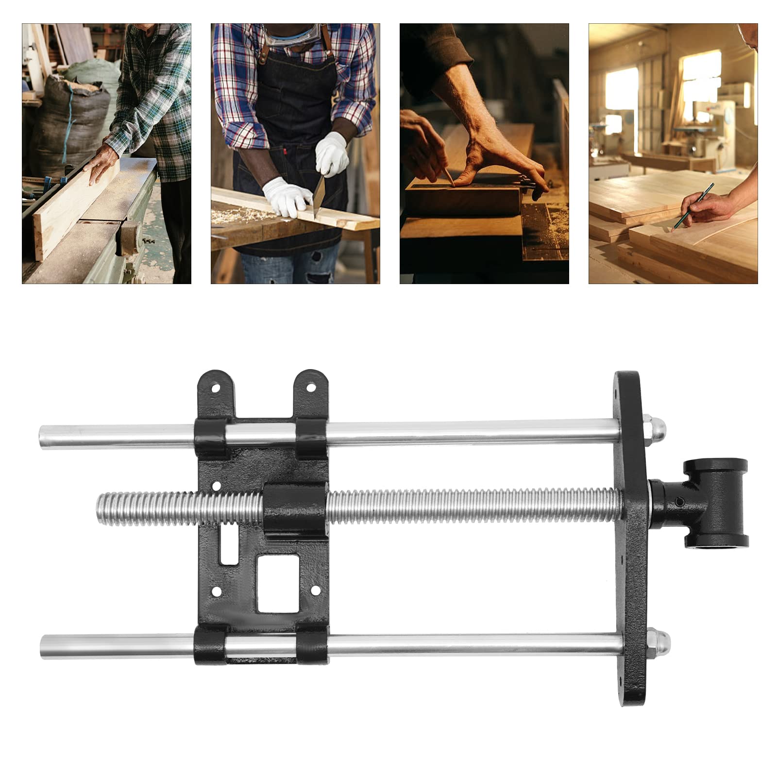 Tornillo de banco | Alicates delanteros de 10 pulgadas para banco de cepillado, mesa de trabajo, mordazas de carpintería, tornillo de metal para carpintería, ingeniería, etc