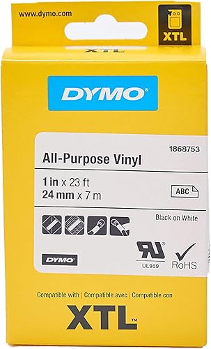 Miniatura 3 de Dymo Vinilo todo propósito, Negro sobre blanco