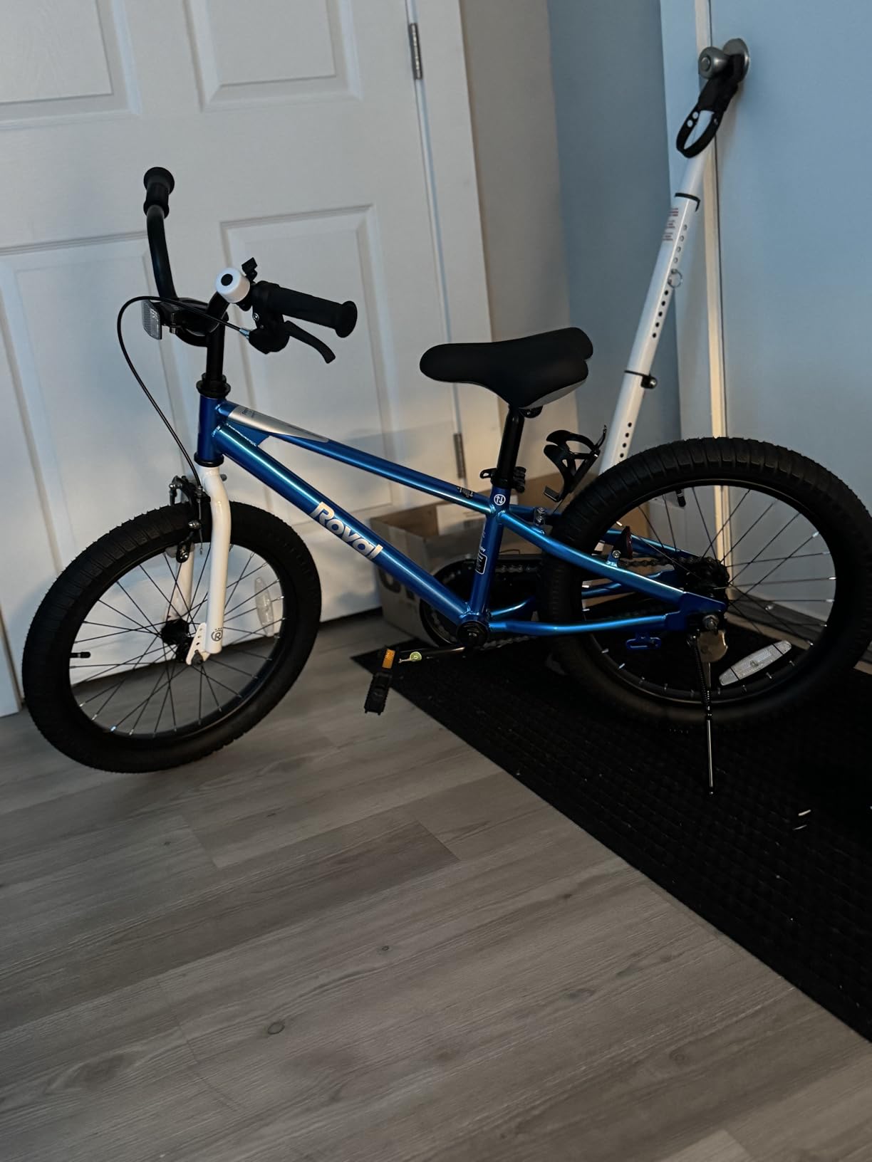 RoyalBaby Freestyle Kids Bike Boys Girls 18 Inch BMX Childrens Bicycle with Kickstand for Ages 5-8 Years