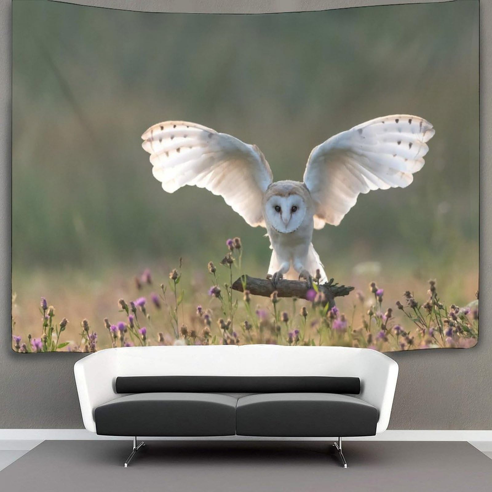 kaiyun Animal Tapestry Wall Hanging Barn Owl Art for Bedroom Living Room Dorm Decor 70cmx100cm