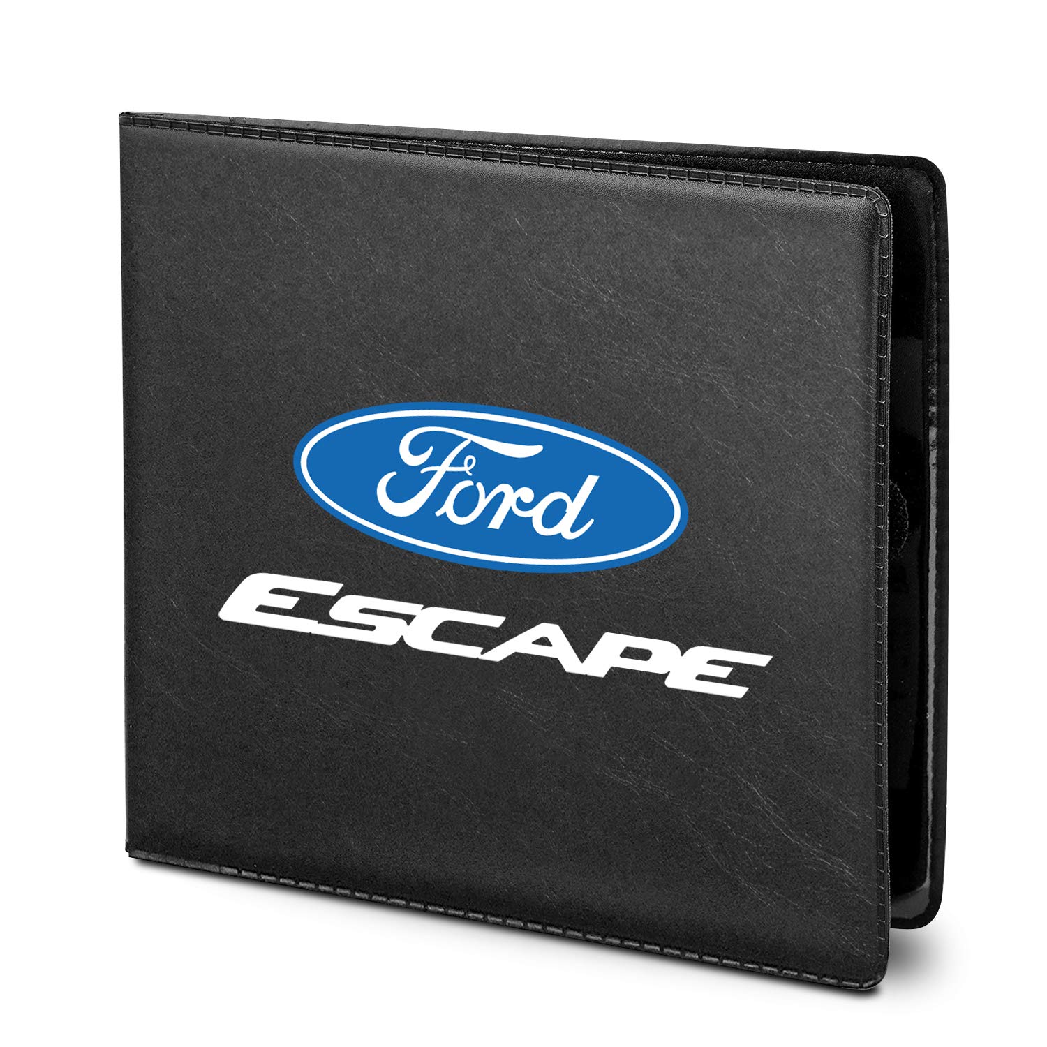 iPick Image for Ford Escape Car Auto Insurance Registration PU Leather Document Holder Wallet