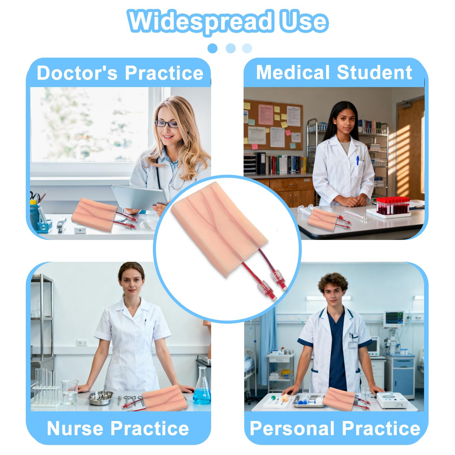 Phlebotomy Practice Kit - IV Practice Kit for Nurses, Venipuncture Training Kit for Medical Students, Complete Set for Skill Development, Ideal Gift for Healthcare Providers.