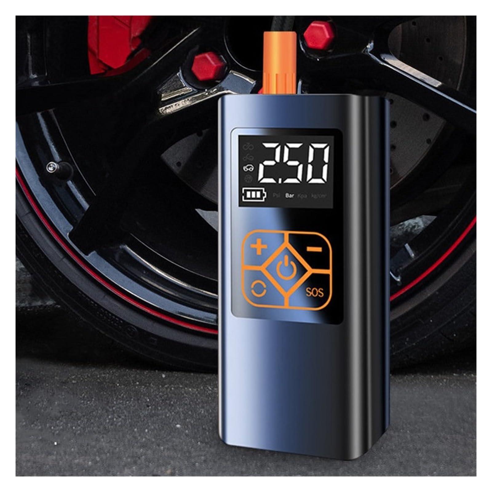 Pompa Di Gonfiaggio Dei Pneumatici 12V 150PSI 4000mAh Display Del Compressore D'aria For Auto Portatile Cablato Elettrico/senza Fili For Palle Di Pneumatici For Auto For Bici Da Moto Gonfiatore Rapido