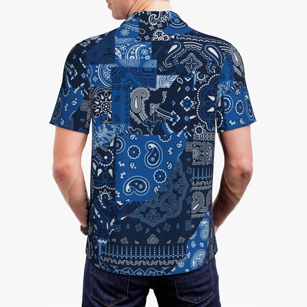 fr2ゴルフ Paisley Full Pattern Polo Shirt MENRIAOV Paisley Flower Mens Golf Polo Shirts Tennis Shirt