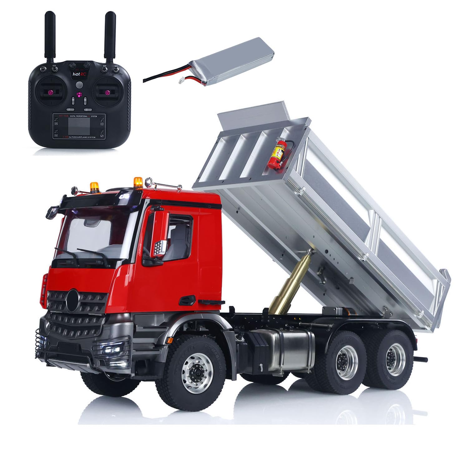 TOUCAN RC HOBBY 3348 1 14 RC Hydraulic Tipper 6X6 Metal Chassis 2Speed RTR Model Car Remote Control