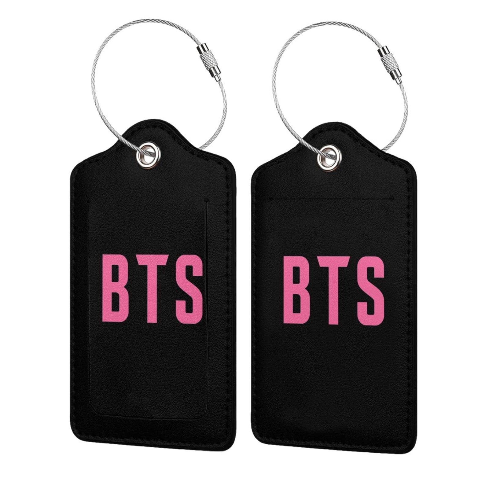 Amazon.co.jp: BTS Kpop 防彈少年團 レザー荷物タグ おしゃれ ラゲージ